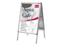 Nobo - Chevalet sur pied - porte-affiche clipsable A0
