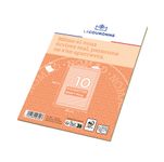 La Couronne - 10 Pochettes  C5 162 x 229 mm - 90 gr - kraft - sans fenêtre - bande auto-adhésive