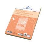 La Couronne - 50 Pochettes C5 162 x 229mm - 90 gr - sans fenêtre - brun - bande auto-adhésive