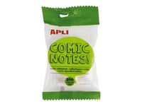 Apli - Notes adhésives BD 70 x 70 mm - bloc de 200 feuilles couleurs vives
