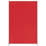 Nobo Impression Pro - Cloison de séparation - 120 x 180 cm - rouge
