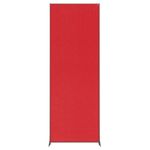 Nobo Impression Pro - Cloison de séparation - 60 x 180 cm - rouge