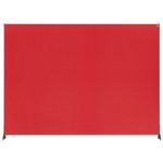 Nobo Impression Pro - Cloison de séparation - 140 x 100 cm - rouge