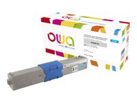 Cartouche laser remanufacturée OKI 44469724 - cyan - Owa