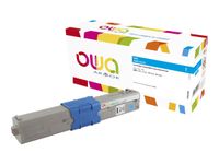 Cartouche laser remanufacturée OKI 44973535 - cyan - Owa