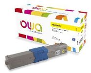Cartouche laser remanufacturée OKI 46490605 - jaune - Owa