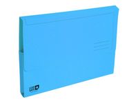 Exacompta Clean'Safe - 5 Chemises à poche - A4 - bleu