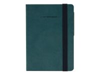 Legami My Notebook - Carnet de notes à élastique - 9,5 x 13,5 cm - ligné - bleu pétrole