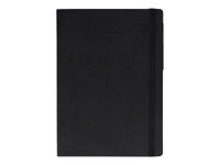 Legami My Notebook - Carnet de notes à élastique - 17 x 24 cm - ligné - noir
