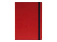 Legami My Notebook - Carnet de notes à élastique - 17 x 24 cm - ligné - rouge
