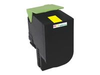 Cartouche laser remanufacturée Lexmark 802X - jaune - Owa