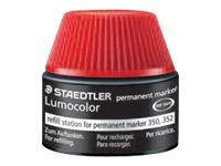 STAEDTLER Lumocolor - Flacon de recharge 30 ml - noir - pour marqueurs permanents Lumocolor 350/352