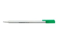 STAEDTLER triplus Gel 462 - Pack de 10 rollers - pointe conique - vert