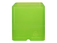 Exacompta Pen-Cube - Pot à crayons vert anis translucide