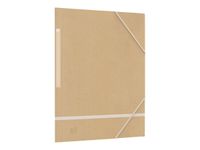Oxford Touareg - Chemise à 3 rabats - A4 - pour 200 feuilles - disponible dans différentes couleurs krafts