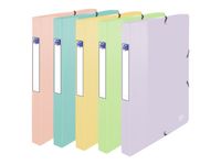 Oxford School Life Pastel - Boîte de classement - dos 25 mm - pour 200 feuilles - disponible dans différentes couleurs