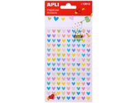Apli Kids - Stickers résine cœurs colorés