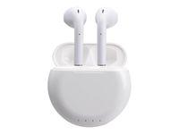 BigBen - Kit main libre - écouteur sans fil bluetooth - blanc