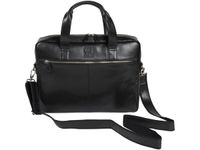 Exacompta Exactive - Sacoche pour ordinateur portable 15,6" - cuir noir