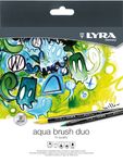 Lyra Aqua Brush Duo - 36 Feutres pinceaux double pointe - couleurs assorties