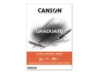 Canson Graduate - Bloc dessin croquis - 40 feuilles - A3 - 96 gr