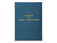 Exacompta - Registre Présences au conseil d'administration - 29,7 x 21 cm - 100 pages