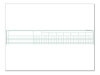 Exacompta - Piqûre comptable - 8 colonnes par page - 27 x 32 cm - 80 pages