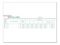Exacompta - Journal de caisse ou banque - 5 débits/5 crédits - 32 x 25 cm - 80 pages