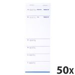Exacompta - 5 Blocs brasserie de 50 feuilles en double - 95 x 260 mm 