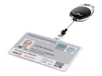 Durable - Porte-badge noir - 54 x 87 mm