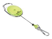 Durable - Enrouleur de badge jaune - 80 cm