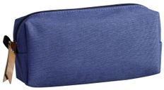 Trousse rectangulaire School 1 compartiment - bleu - PET recyclé - Carpentras