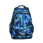 Sac à dos Phileas Militaire - 2 compartiments - bleu - Bagtrotter