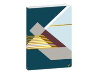 Quo Vadis Nova 21 - Carnet de notes ligné - 15 x 21 cm - losange bleu