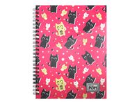 Oh My Pop Neko - Cahier A4 - petits carreaux - Karactermania