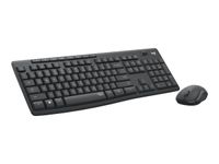 Logitech MK295 Silent - Ensemble clavier et souris sans fil - Azerty - graphite