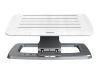 Fellowes Hana - Repose-pieds réglable en hauteur - facilement ajustable - blanc
