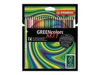 STABILO GREENcolors Arty - 24 Crayons de couleur