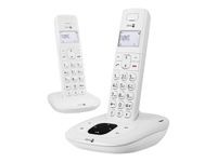 Doro Comfort 1015 duo - téléphone sans fil avec répondeur  + combiné supplémentaire - blanc