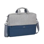 RIVACASE Prater - Sacoche pour ordinateur portable 15,6" - gris/bleu nuit