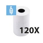 Exacompta - 6 Boîtes de 20 Bobines thermiques - rouleaux TPE - 57 x 40 x 12 mm - sans Bisphénol A