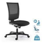 Fauteuil de bureau KILIMA - accoudoirs en option* - noir