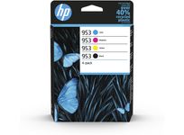 HP 953 Pack de 4 - noir et 3 couleurs - cartouche d'encre originale (6ZC69AE)