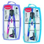 Maped Bow Precision System - Coffret compas 3 pièces - violet ou bleu