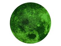 Legami - Lune phosphorescente - adhésif décoratif - 15 cm de diamètre
