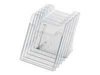 Exacompta - Présentoir 5 compartiments - A4 vertical - cristal