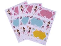 Apli Danseuses - 9 Étiquettes scolaires - 36 x 81 mm