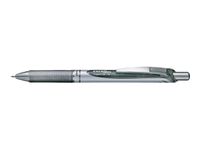 Pentel Energel - Roller rétractable - 0,7 mm - gris