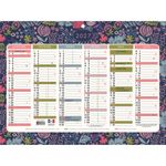 Calendrier illustré Mini Labo - 6 mois par face - 29,5 x 22 cm - Exacompta