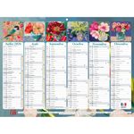 Calendrier Sophie Adde - 6 mois par face - 22 x 29,5 cm - Exacompta